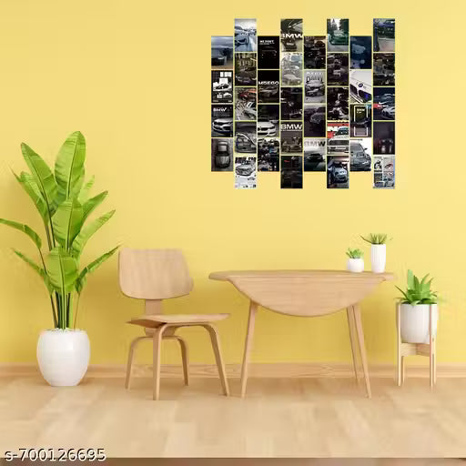 BMW Sports Car Wall Collage Kit 40 PCS for Bedroom Decor | Aesthetic Car Posters for Gaming Room | BMW Wall Art Posters for Boys Room & Office