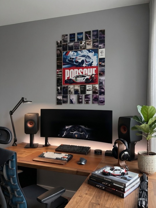 BMW Sports Car Wall Collage Kit 40 PCS for Bedroom Decor | Aesthetic Car Posters for Gaming Room | BMW Wall Art Posters for Boys Room & Office